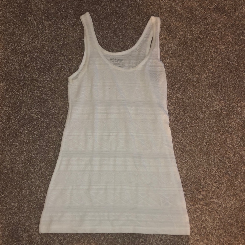 White tank top